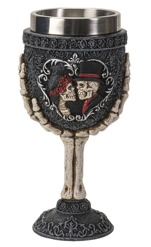 Skeleton Couple Goblet