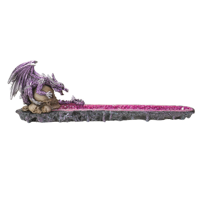 Dragon on Skull Incense Holder