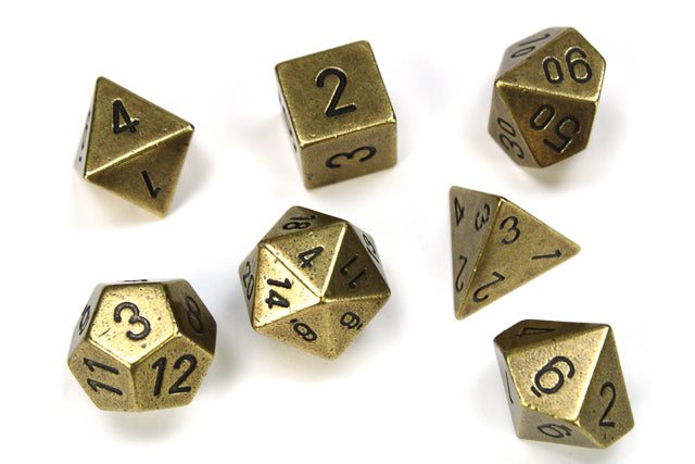 Metal 7-Die Set: Old Brass
