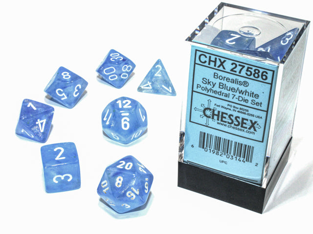 Borealis 7-Die Set: Sky White/Blue