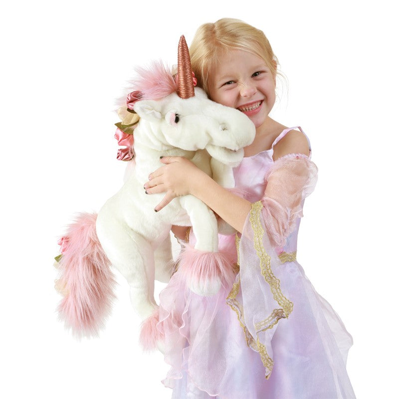 Unicorn Music Box Puppet