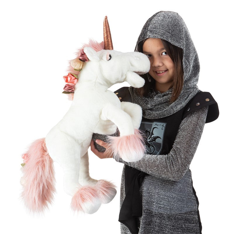 Unicorn Music Box Puppet