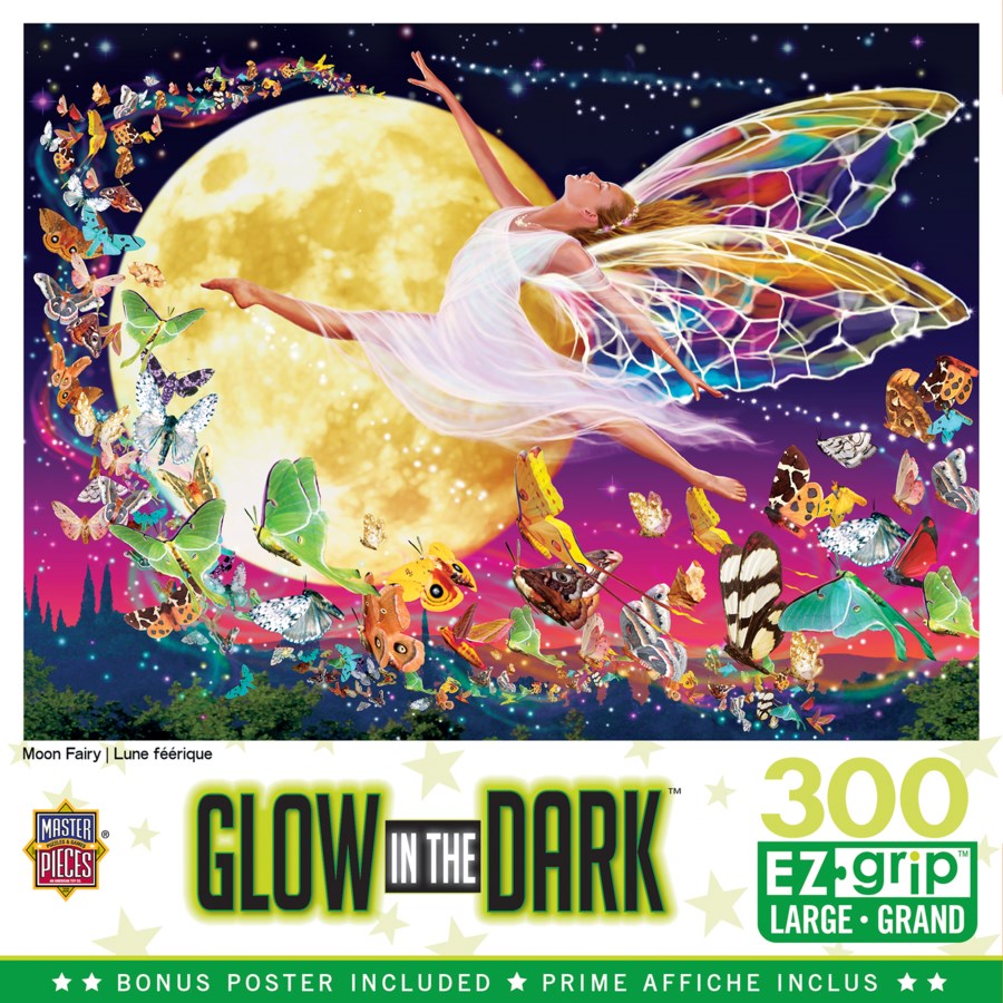Moon Fairy Glow-in-the-Dark Puzzle (300 Pieces)