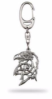 Celtic Raven Keyring -- DragonSpace