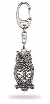 Celtic Owl Keyring -- DragonSpace