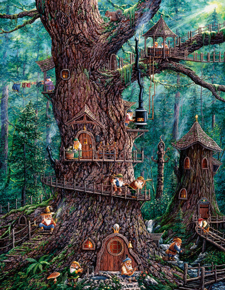 Forest Gnomes Puzzle (1000+ Pieces)
