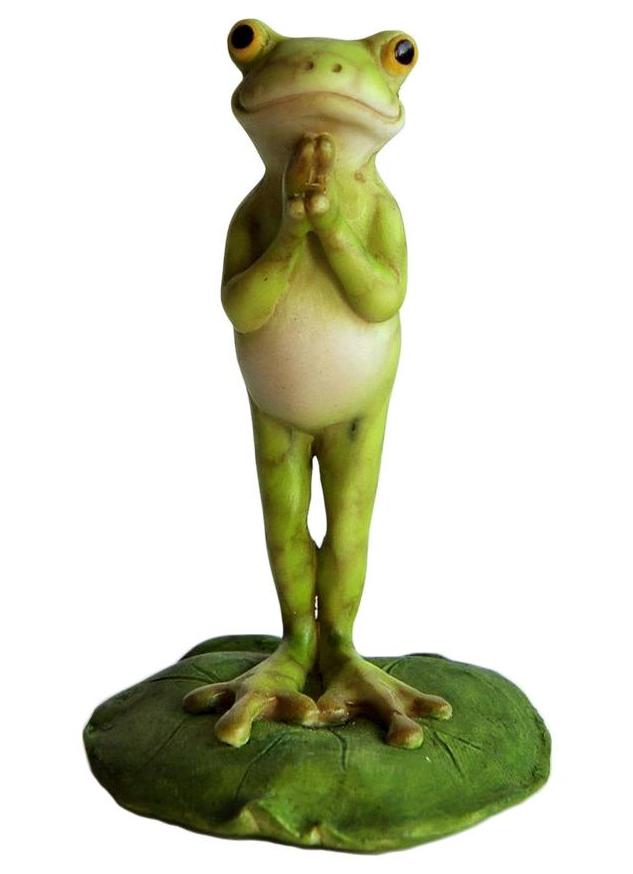 Yoga Frog Namaste - DragonSpace Gift Shop