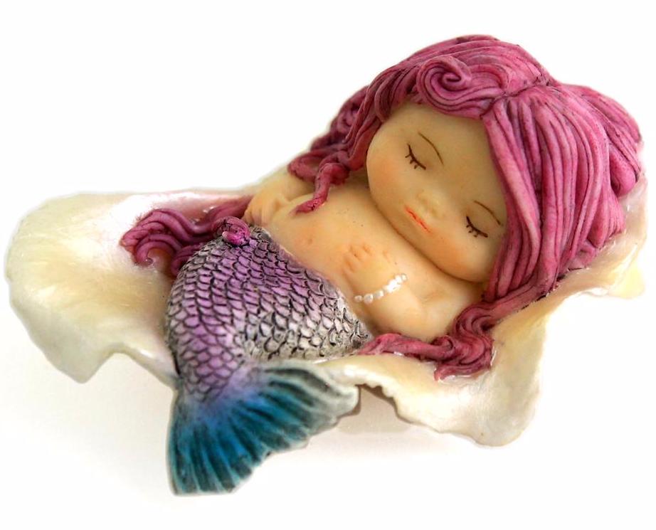Sleeping Mermaid Baby -- DragonSpace