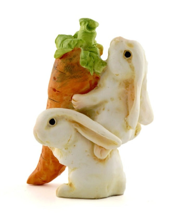 Rabbits Carrying Carrot