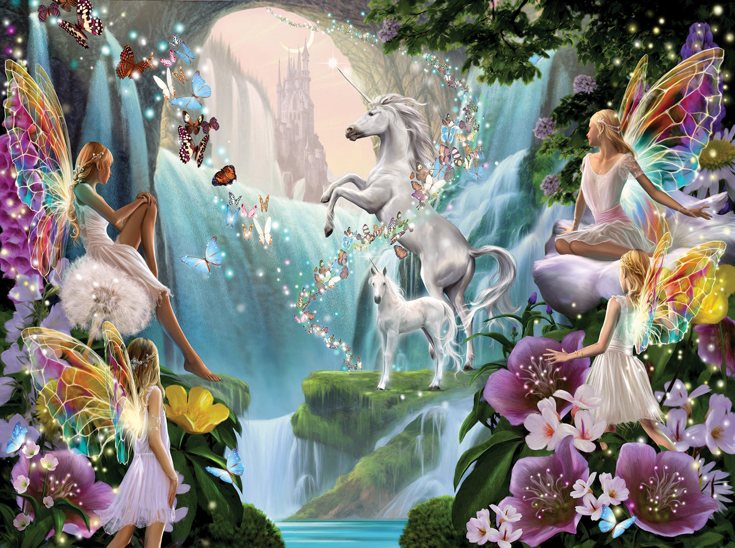 Unicorn & Fairy Puzzle (1000 Pieces)