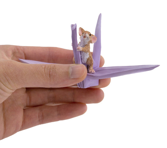 Bunny Riding Origami Crane