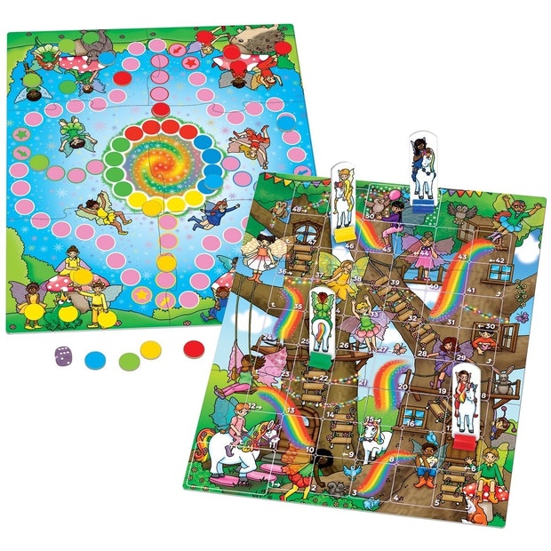 Fairy Snakes & Ladders and Ludo