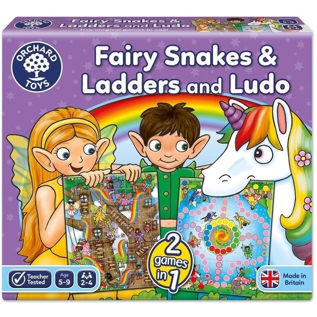 Fairy Snakes & Ladders and Ludo