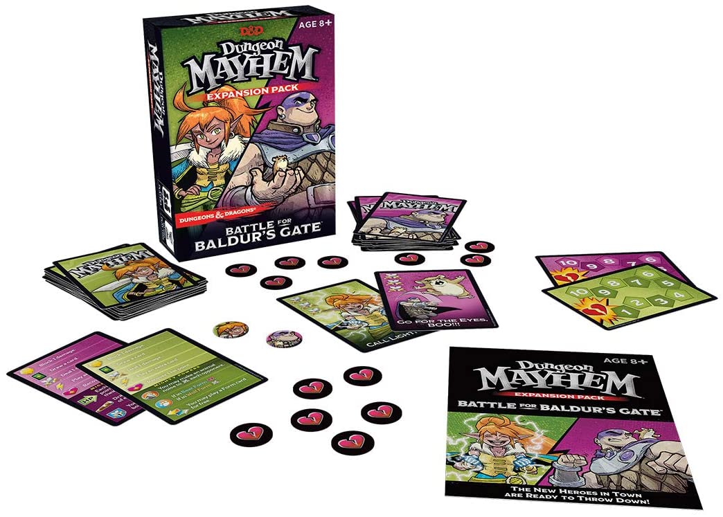 Dungeon Mayhem: Battle for Baldur's Gate Expansion (D&D Card Game)