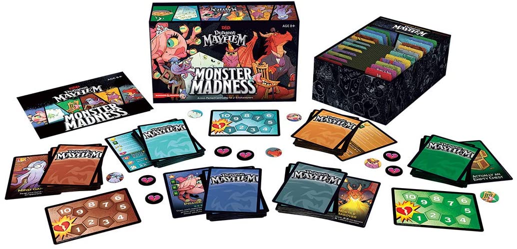 Dungeon Mayhem: Monster Madness Expansion (D&D Card Game)