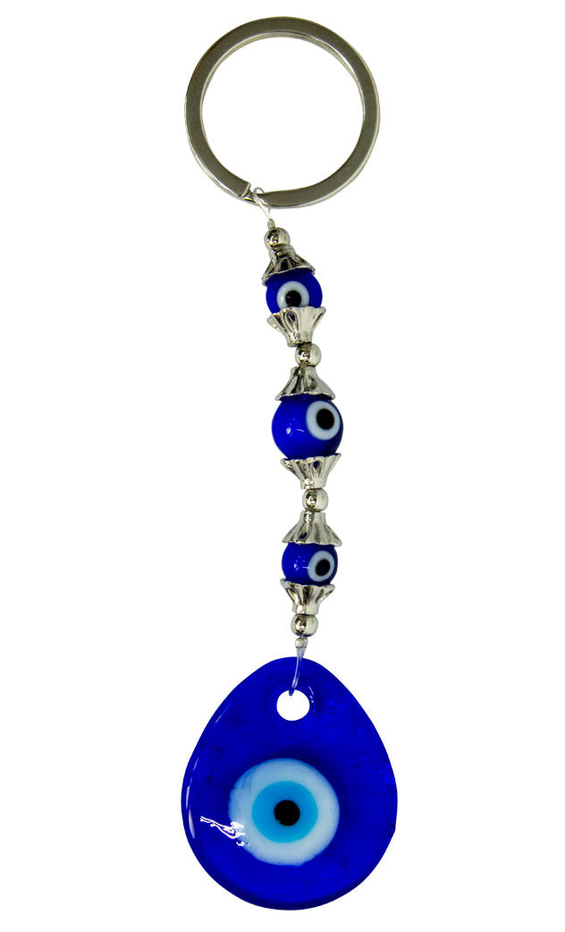 Evil Eye Teardrop Keychain