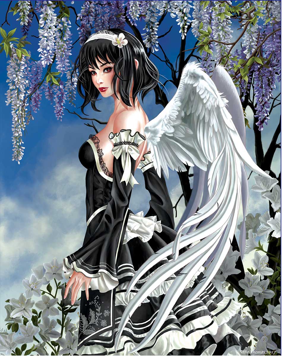 Angel and Flowers Puzzle (1000 Pieces)