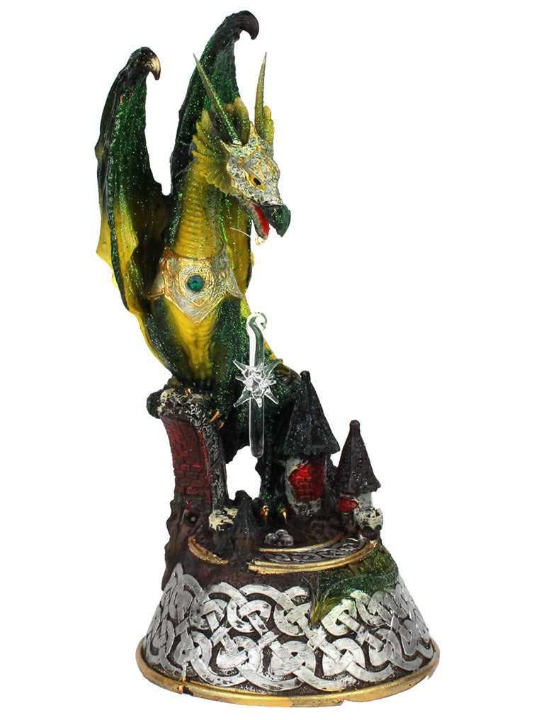 Crystal Keeper Green Dragon LED