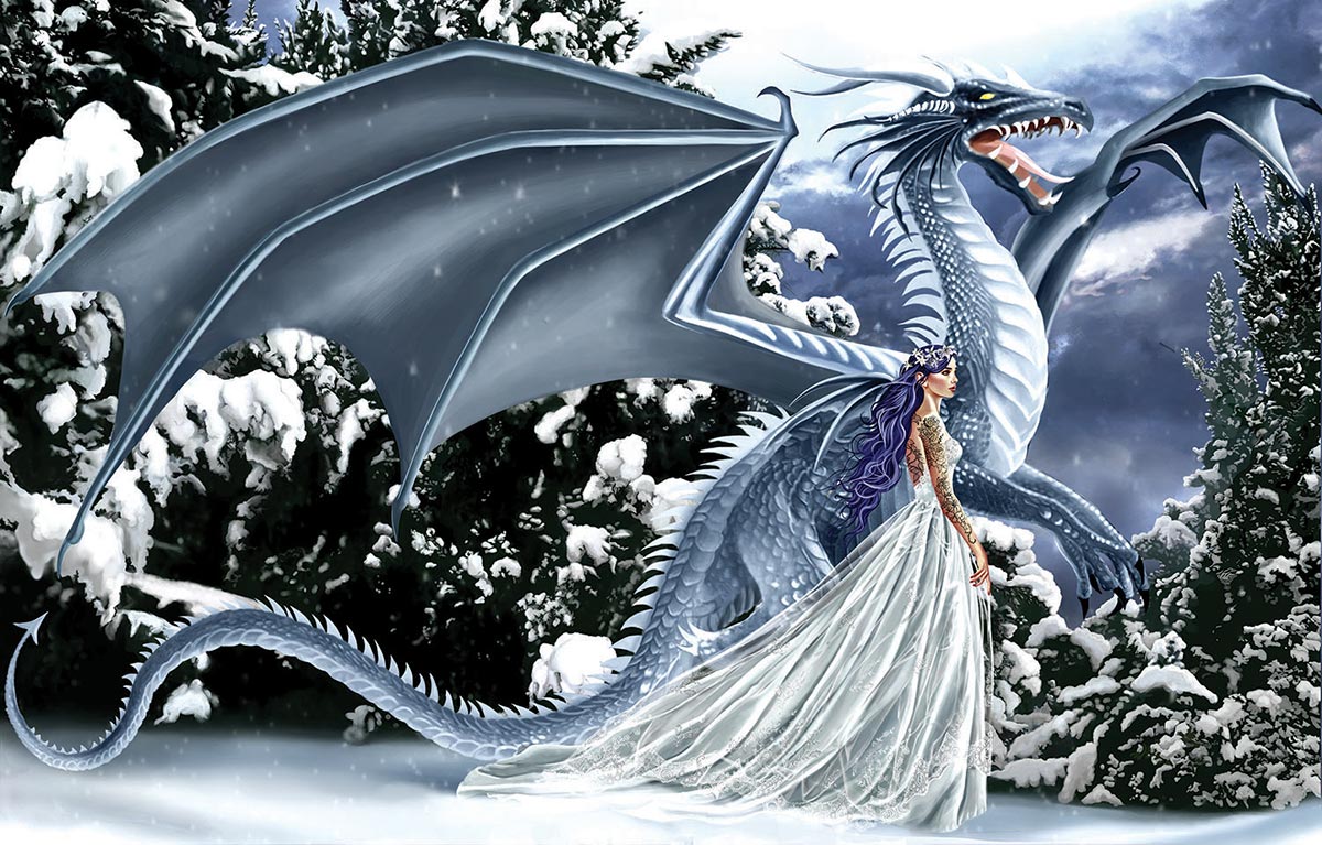 Ice Dragon Puzzle (1000 Pieces)