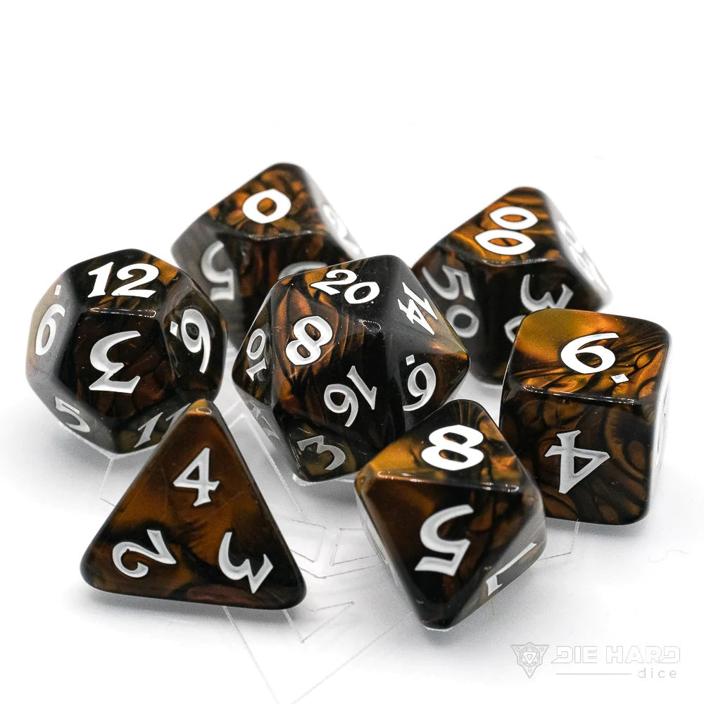 7-Die RPG Dice Set: Elessia Changeling