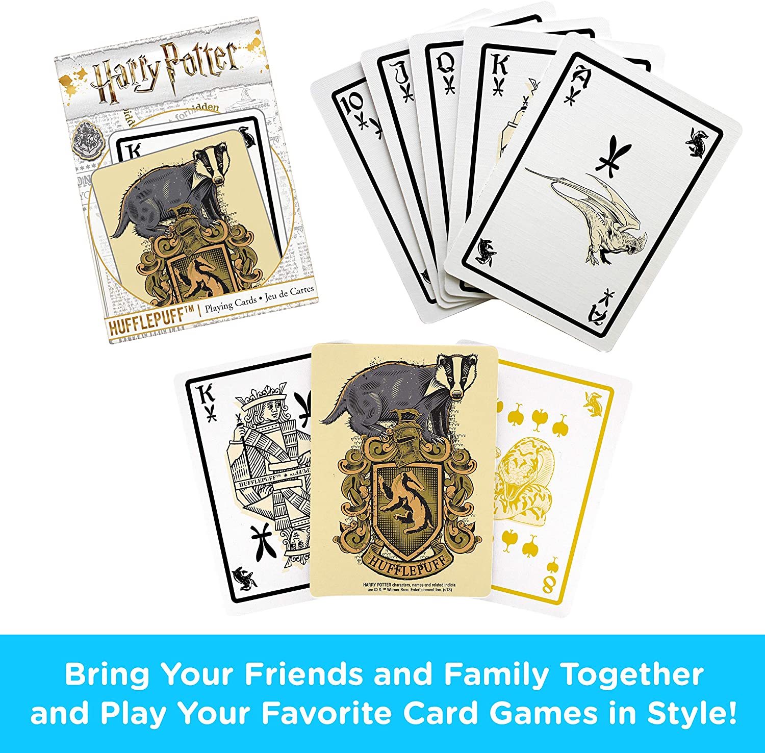 Harry Potter Hufflepuff Playing Cards