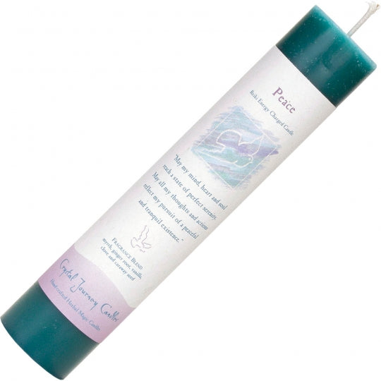 Reiki Pillar Herbal Candle: Peace