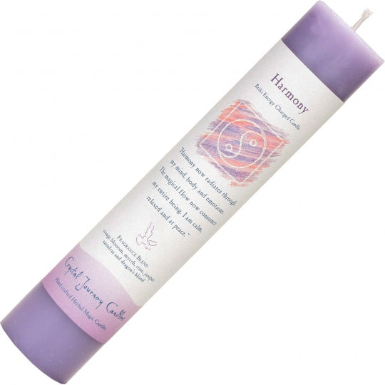 Reiki Pillar Herbal Candle: Harmony