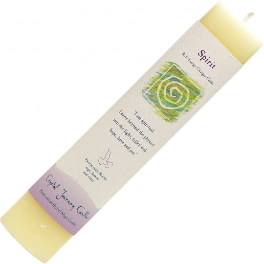 Reiki Pillar Herbal Candle: Spirit