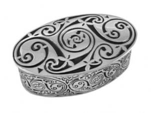 Oval Swirl Celtic Box