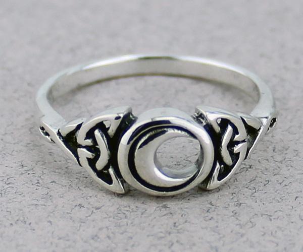 Crescent Moon Ring -- DragonSpace
