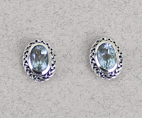Celtic Studs with Gem