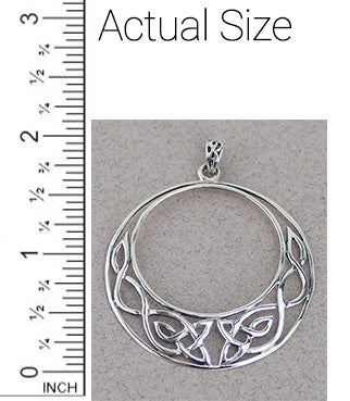 Celtic Hoop Pendant -- DragonSpace