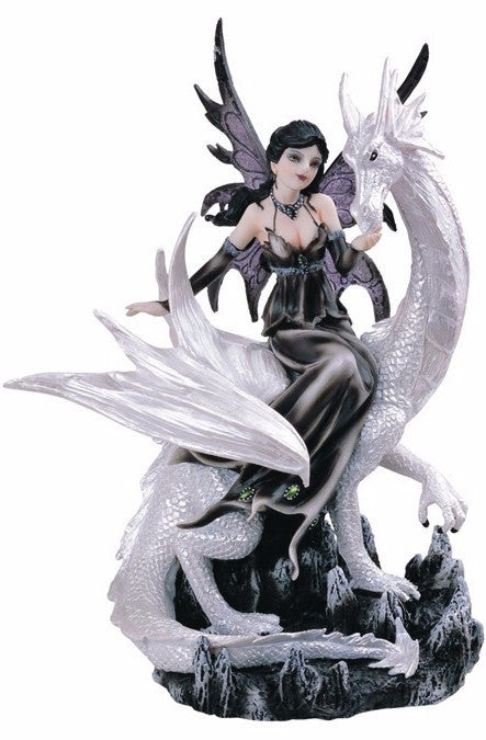 Fairy Riding White Dragon -- DragonSpace