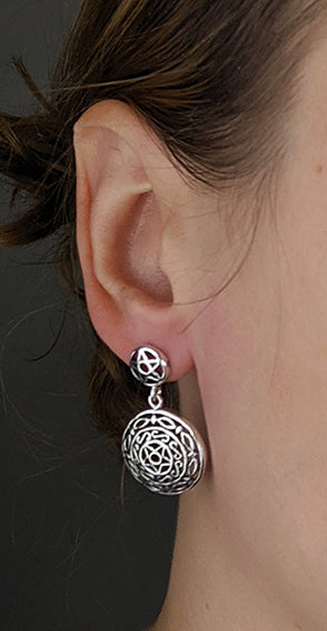 Double Pentacle Earrings