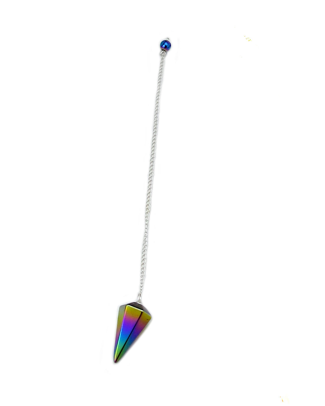 Rainbow Titanium Aura Pendulum