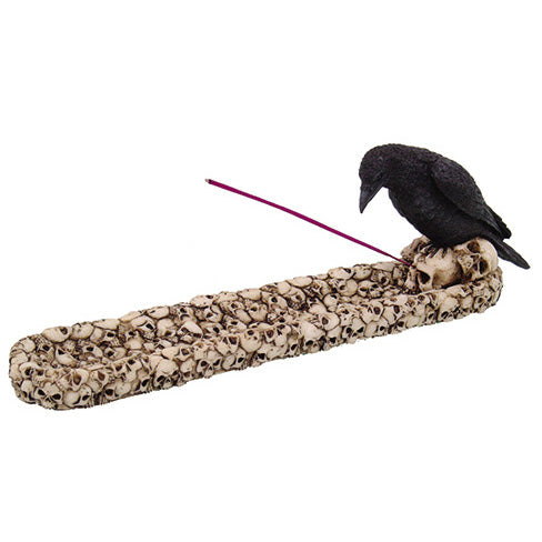 Raven & Skull Incense Holder