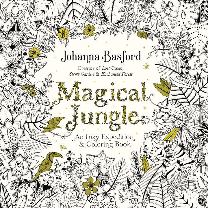 Magical Jungle: An Inky Expedition & Coloring Book