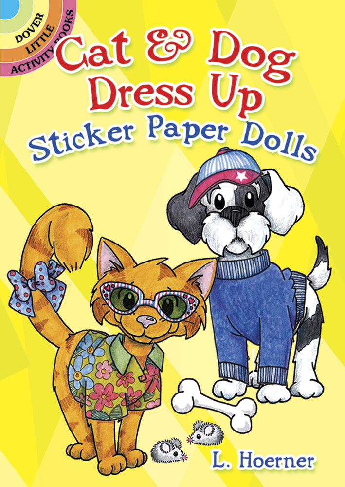 Cat & Dog Dress Up Sticker Paper Dolls