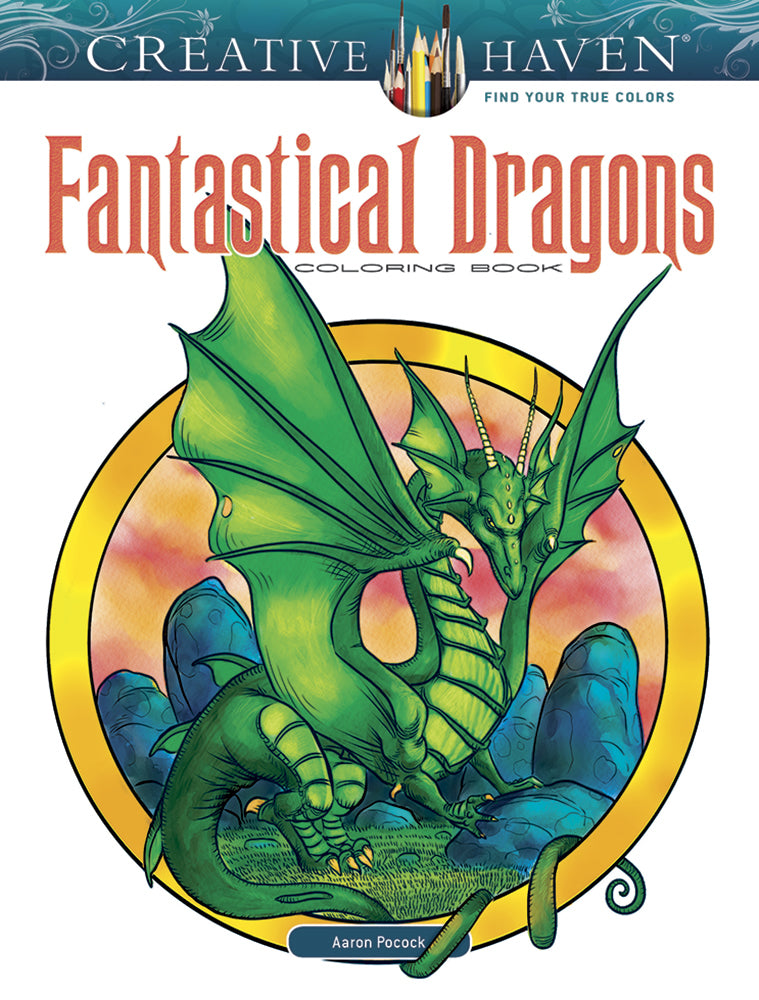 Fantastical Dragons Coloring Book