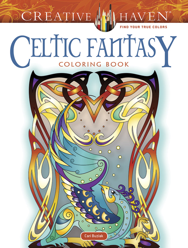 Celtic Fantasy Coloring Book