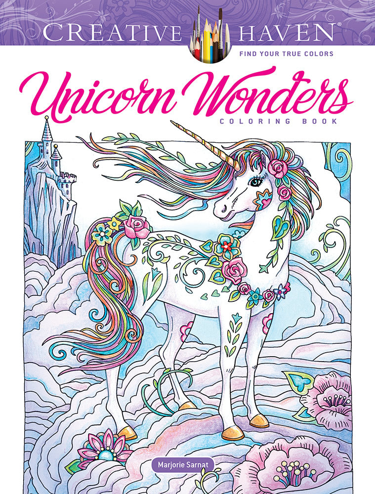 Unicorn Wonders Coloring Book