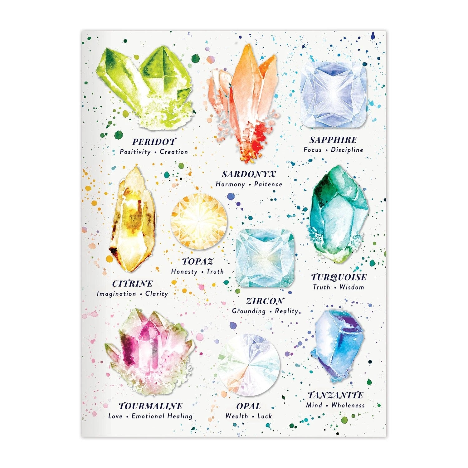 Crystals and Gems Connecting Notebook Set