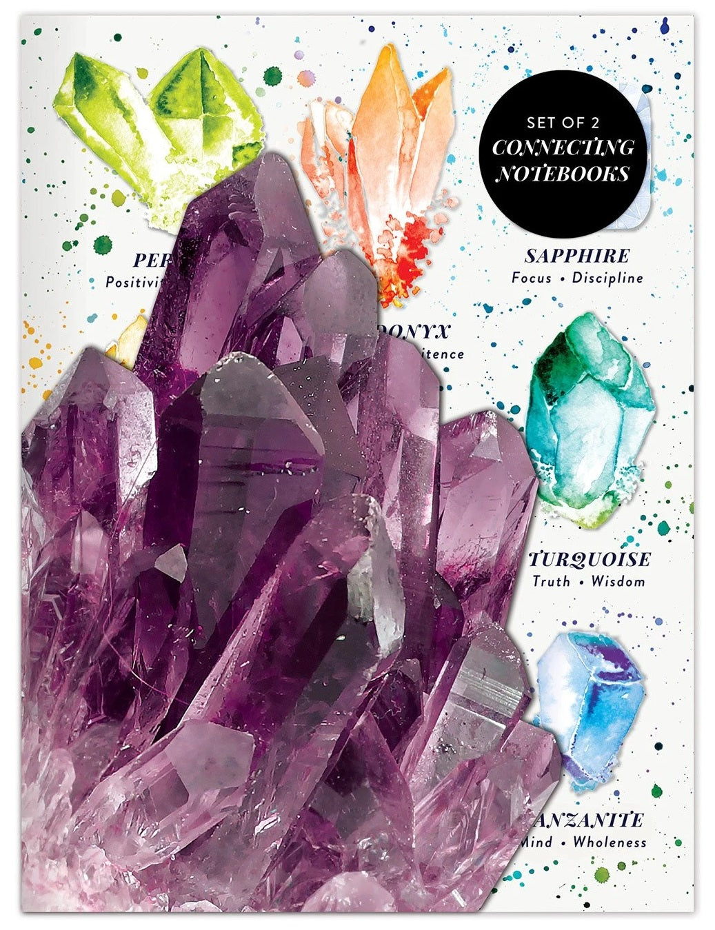 Crystals and Gems Connecting Notebook Set