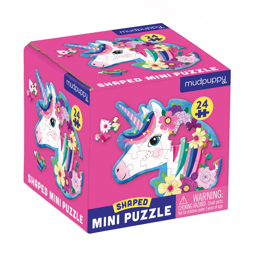 Unicorn Magic 24 Piece Shaped Mini Puzzle