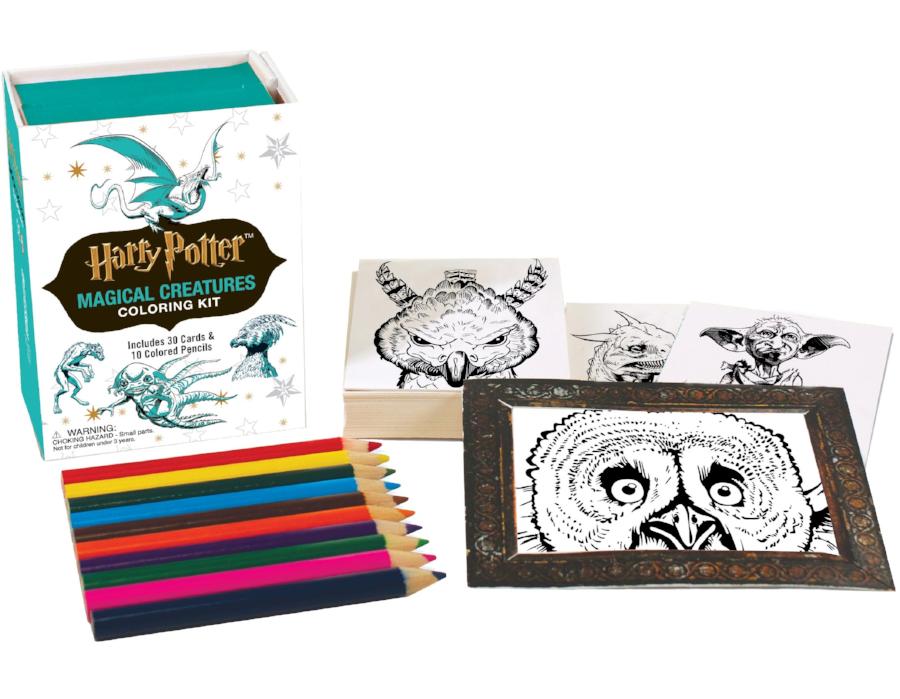 Harry Potter Magical Creatures Coloring Kit