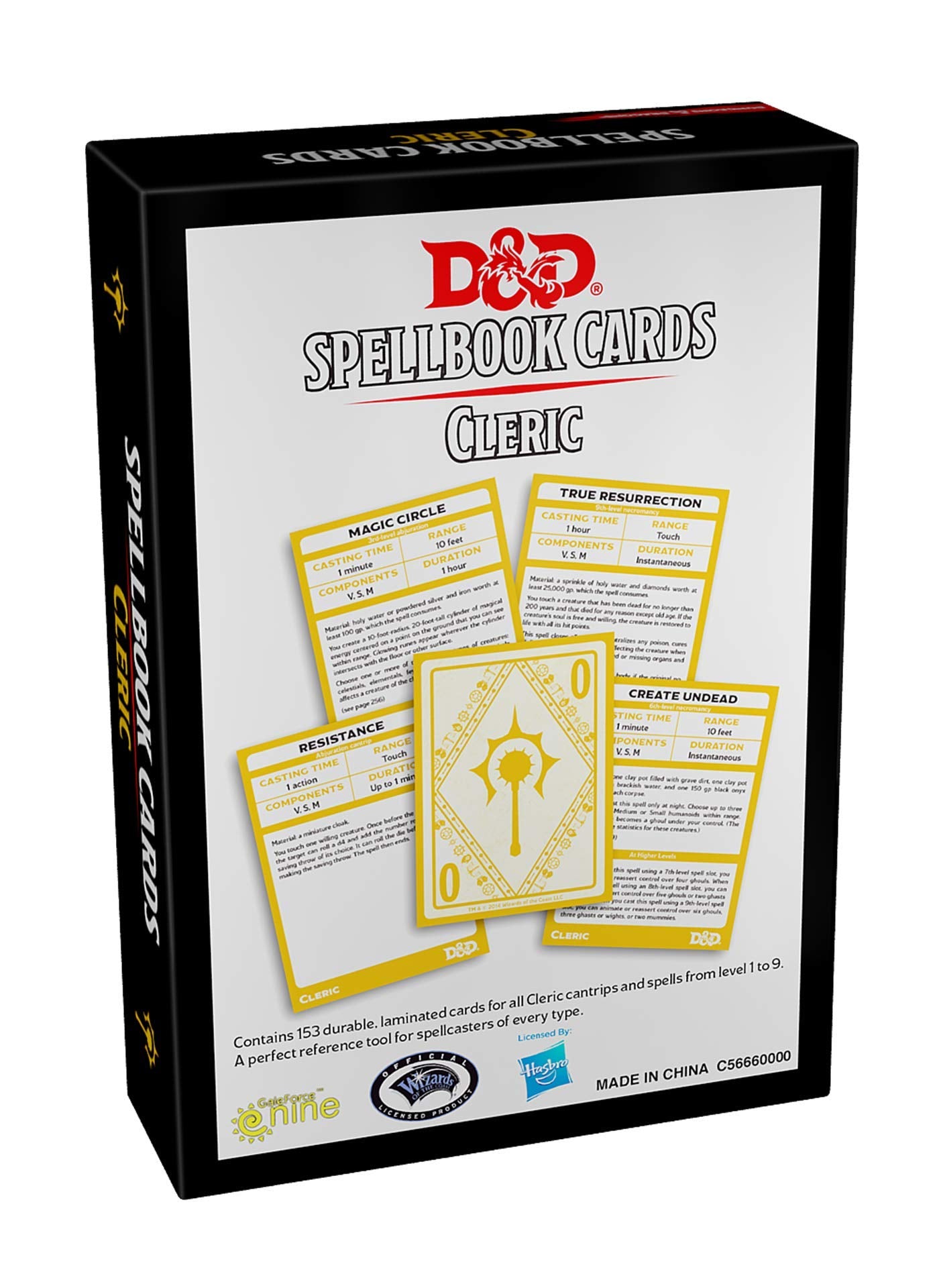 D&D Spellbook Cards: Cleric