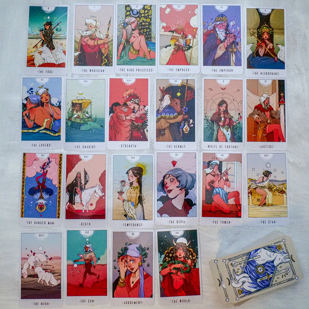 White Numen: A Sacred Animal Tarot