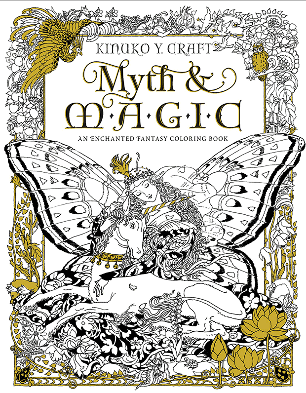 Myth & Magic Coloring Book