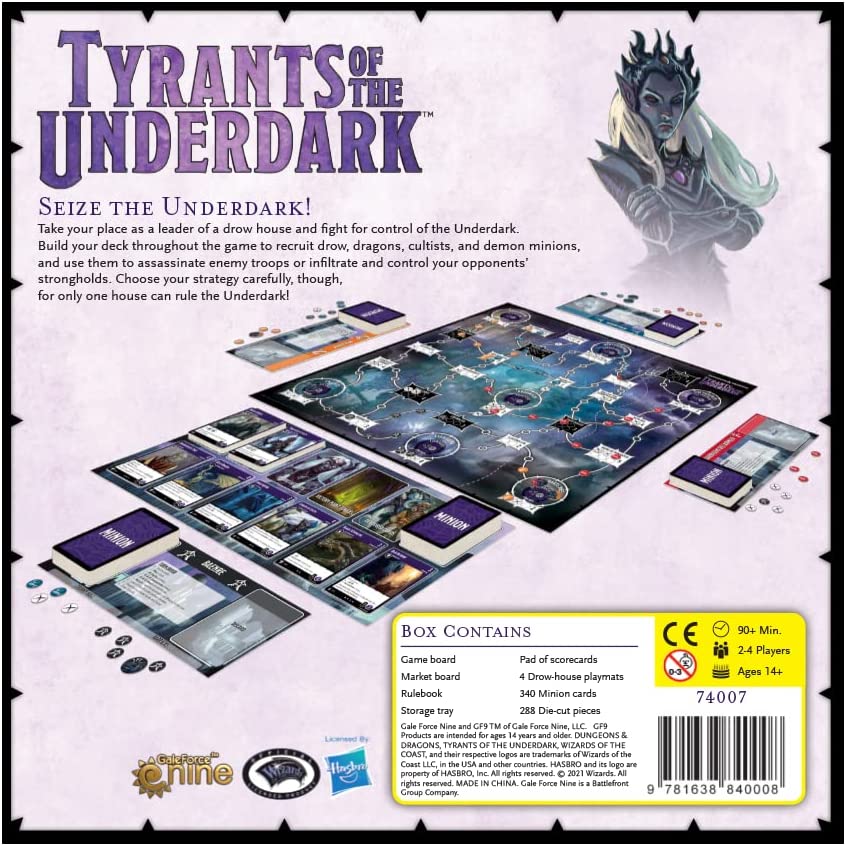 Tyrants of the Underdark Board Game