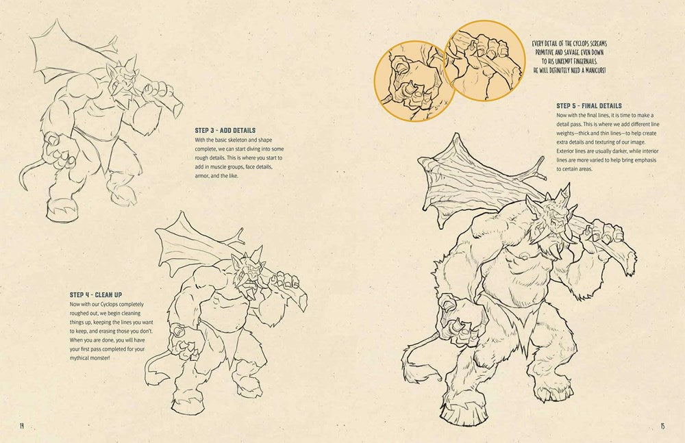How to Draw Mythical Monsters and Magical Creatures